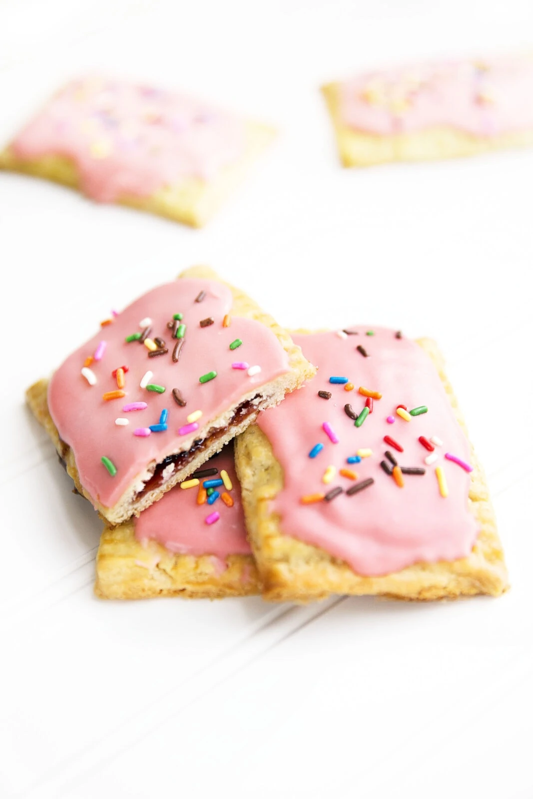 Giant Frosted Strawberry Pop Tart - Broma Bakery