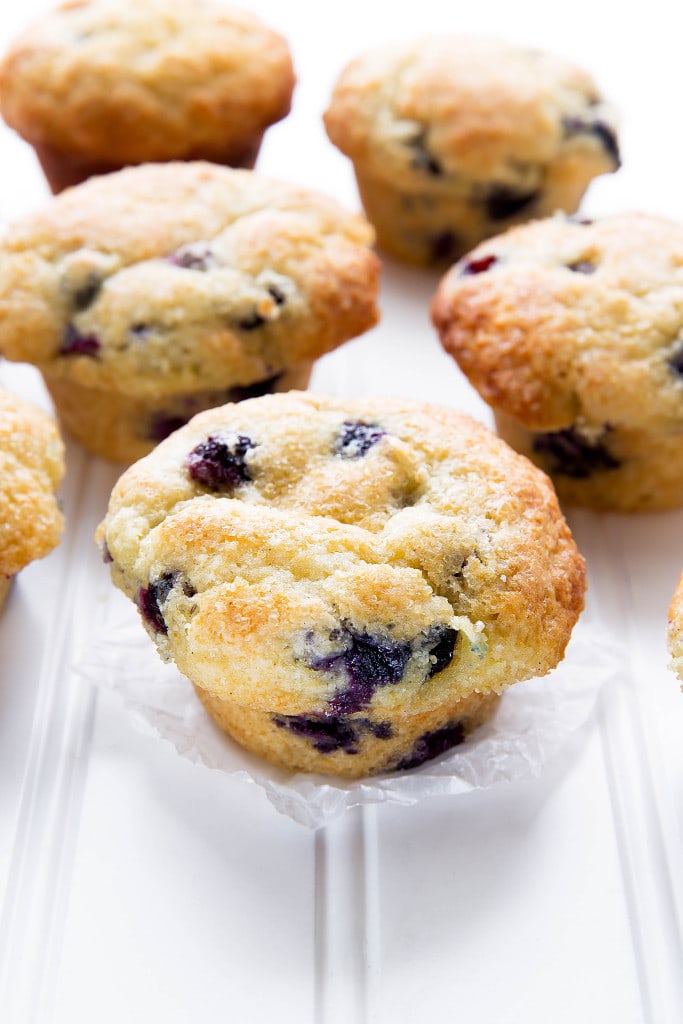 bakery style blueberry muffins