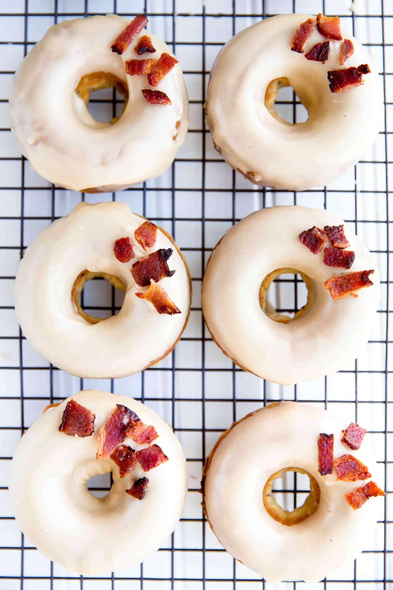 chocolate covered bacon maple donut bar