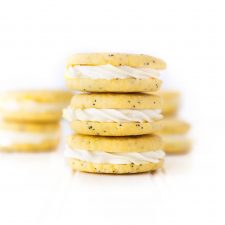 Lemon Poppy Seed Sandwich Cookies