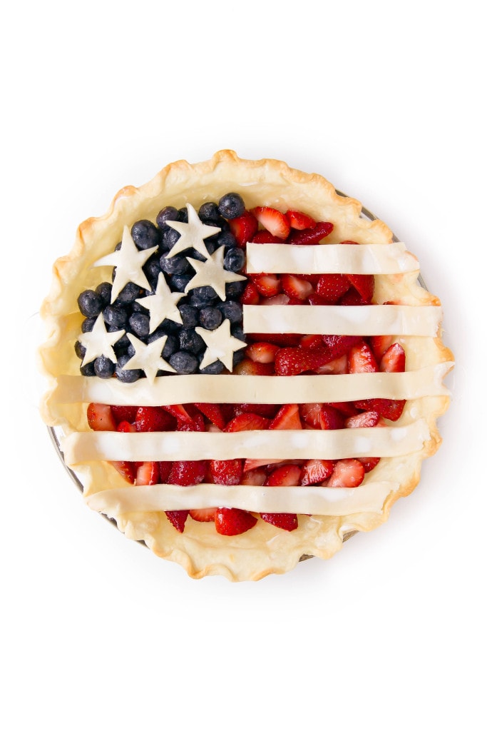 Celebrate Fourth Of July with this sweetheart: Miss American Pie, made with fresh berries and a crispy crust!