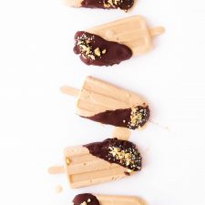 Elvis Popsicles (Peanut Butter, Banana, & Chocolate Popsicles)