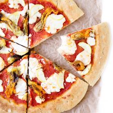 Squash Blossom Pizza