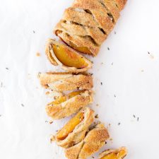 Lavender Peach Strudel