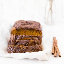 Nutella Swirled Pumpkin Bread