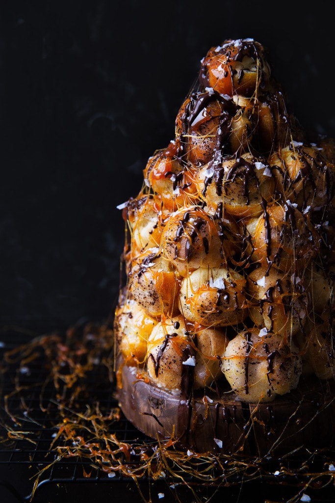A total showstopper, this Mocha Croquembouche is almost as pretty as it is delicious!
