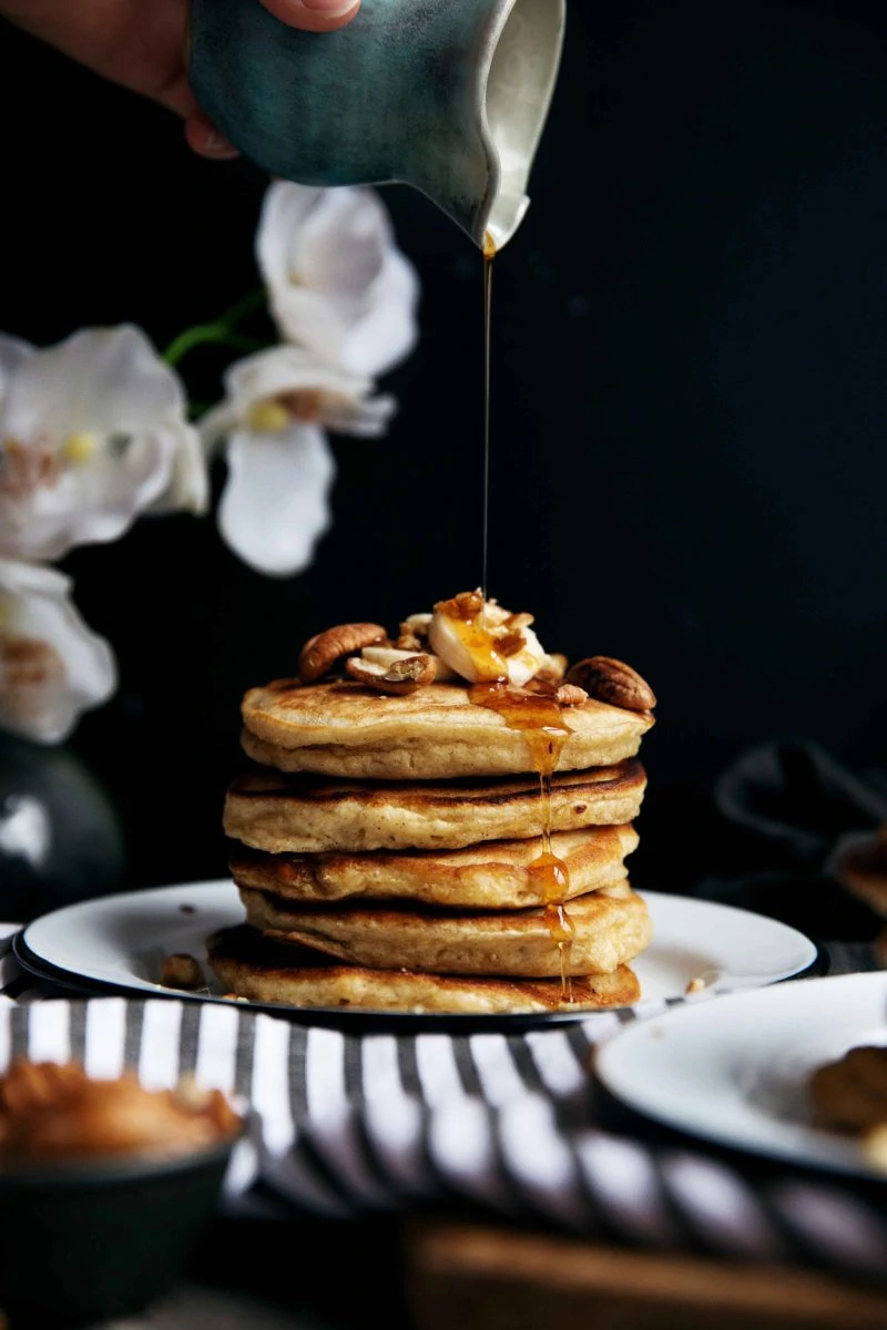 A banana and pineapple match made in heaven, hummingbird pancakes are a delicious update on the classic hummingbird cake.
