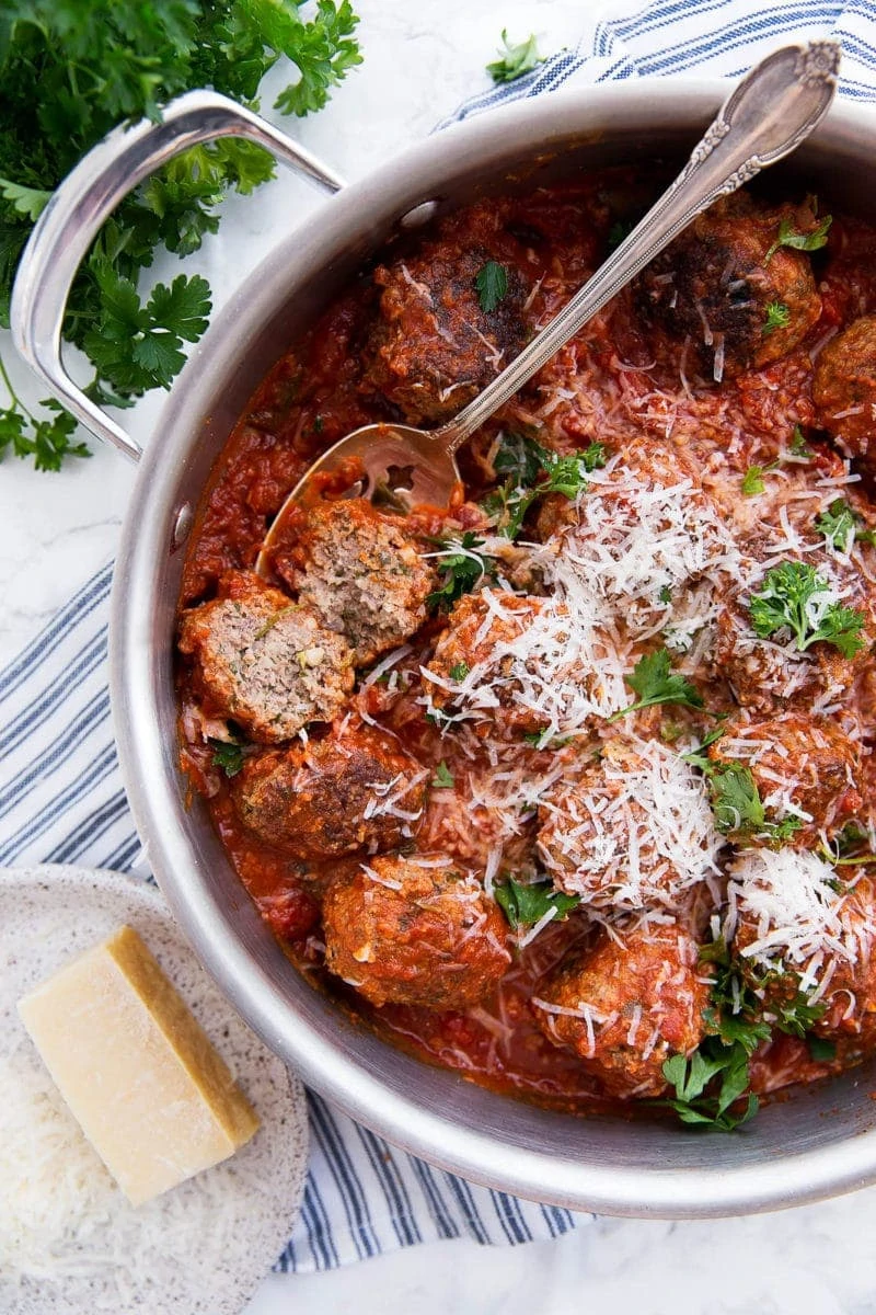 Sunday Meatballs: the only meatball recipe you'll ever need. Juicy, flavorful, and perfect for family dinner.