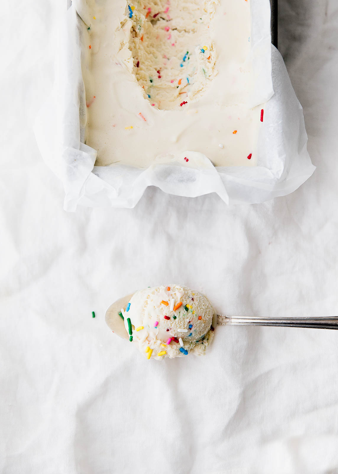 Cake Batter Ice Cream: if ice cream could speak, this one would say "you can have your cake and eat it too."