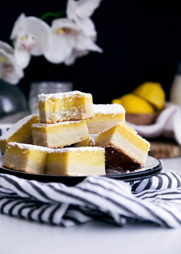 Giving regular ol' lemon squares a facelift in these zippy Ginger Lemon Bars with my absolute favorite cream cheese shortbread crust.