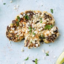Elote-Style Cauliflower Steaks