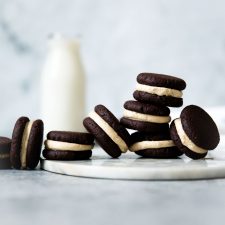 Espresso Brownie Sandwich Cookies
