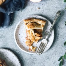 Salted Maple Caramel Apple Pie