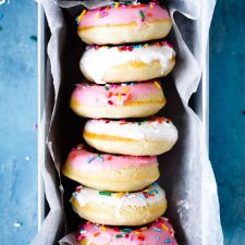 Frosted Sugar Cookie Donuts