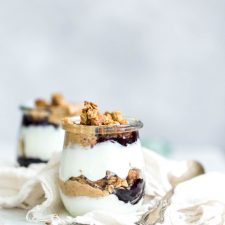 Peanut Butter and Jelly Yogurt Parfaits