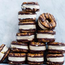 Samoas Ice Cream Sandwich Cookies