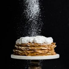 Bananas Foster Dulce De Leche Crepe Cake