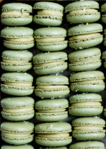 White Chocolate Pistachio Macarons - Broma Bakery