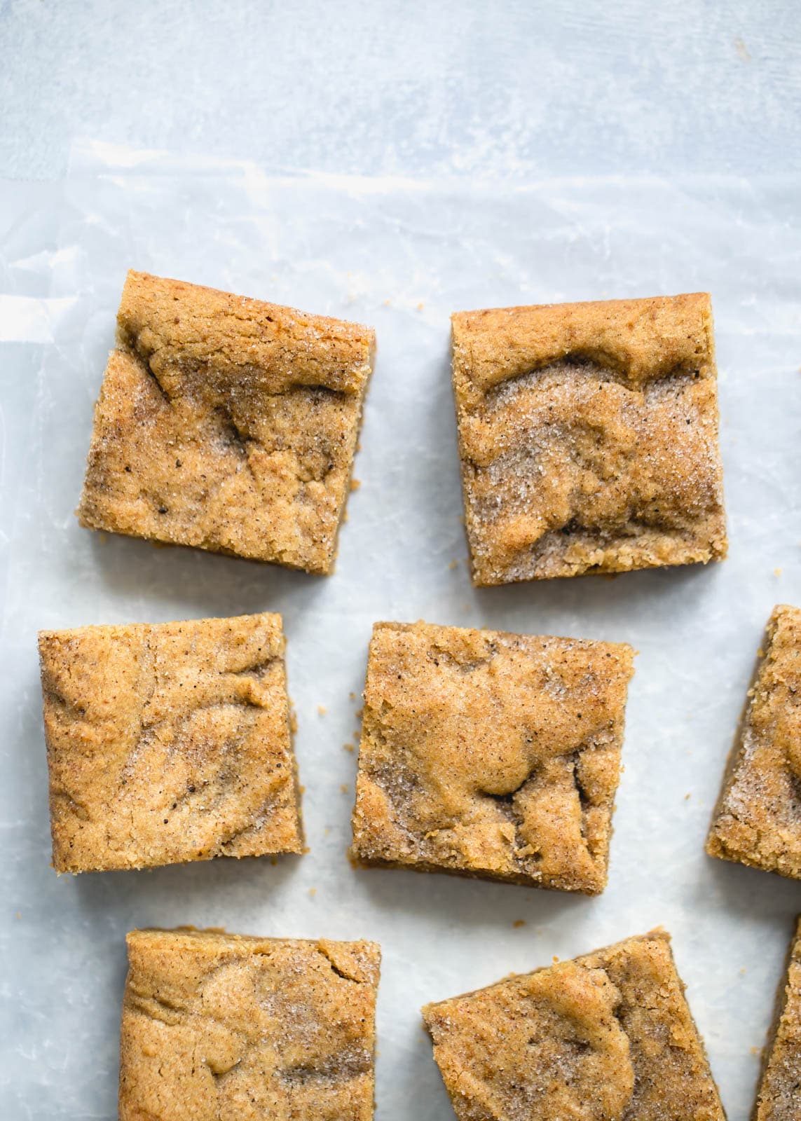 The easiest and most addicting Chewy Chai Blondies with hints of cardamom, ginger, and cinnamon! 