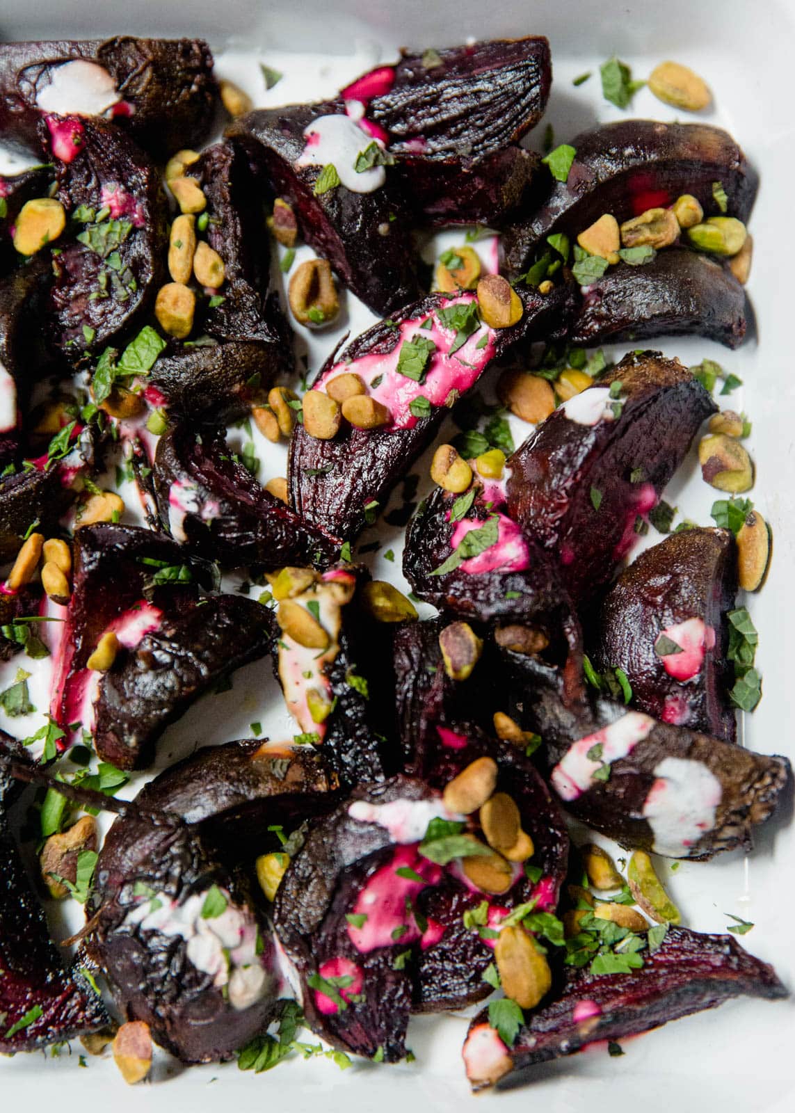 Dill Roasted Beets + Pistachios