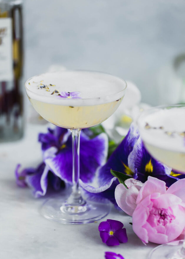 A crisp combination of lavender, coconut water, and vodka make for a seriously refreshing summer cocktail.