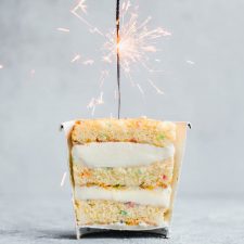 Pint-sized (literally) Funfetti Ice Cream Cake
