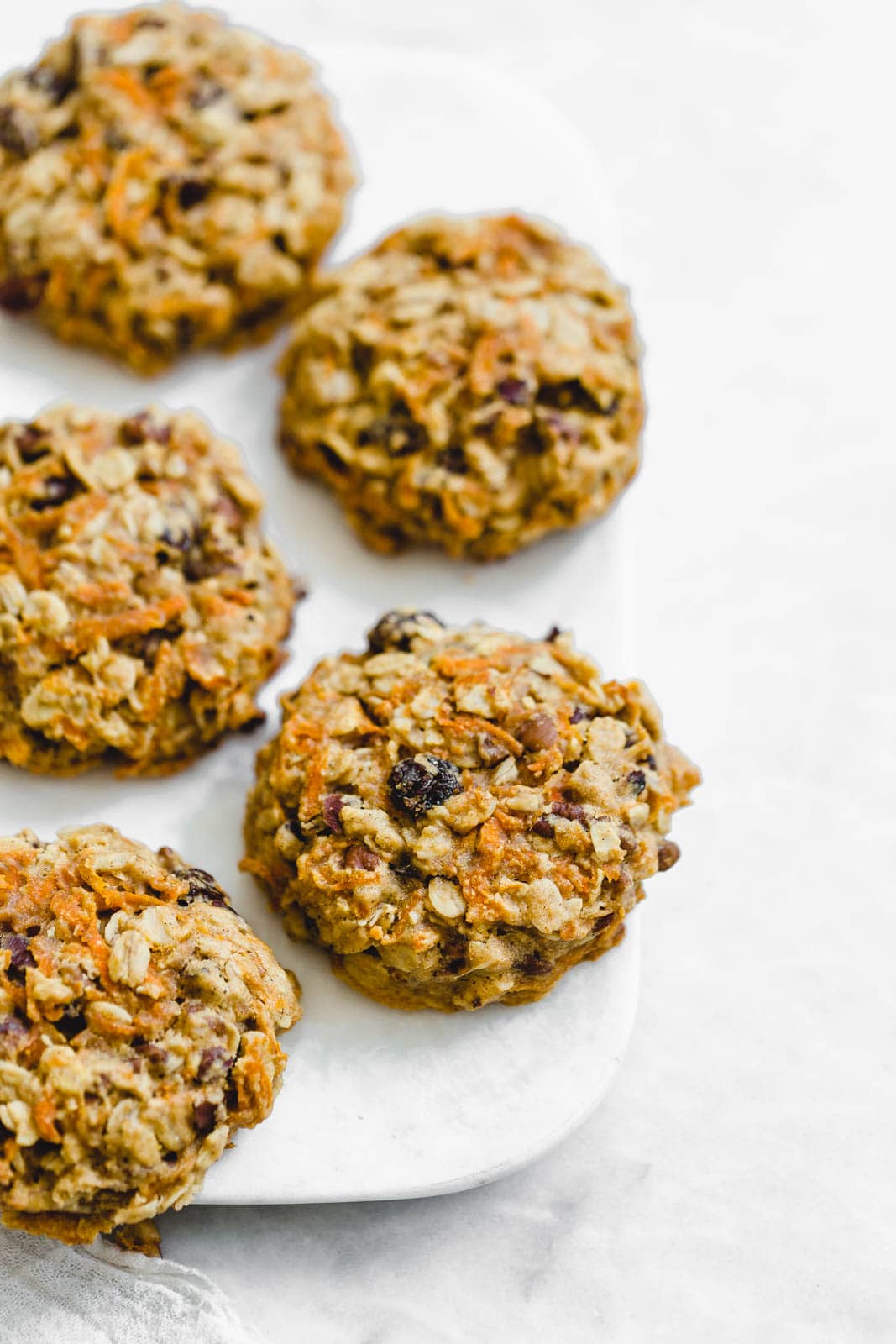Healthy Carrot Cake Breakfast Cookies. Because you CAN eat cookies for breakfast!