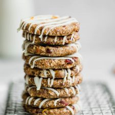 No Bake Cranberry Orange Breakfast Cookies