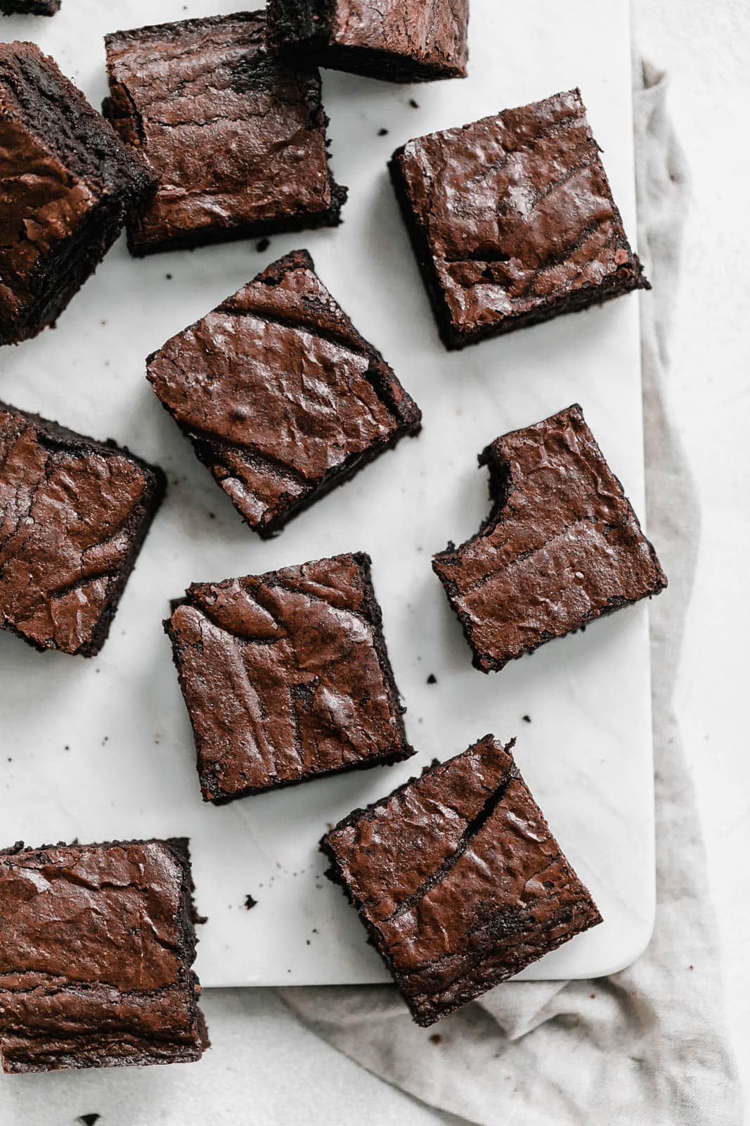 whole wheat brownie slices 