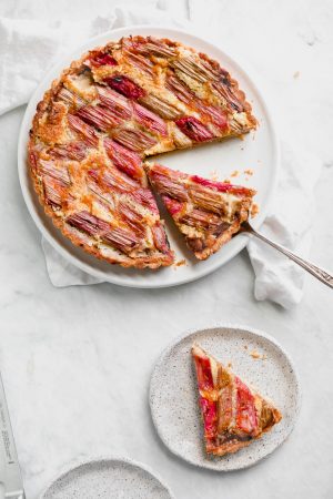 strawberry bakewell tart