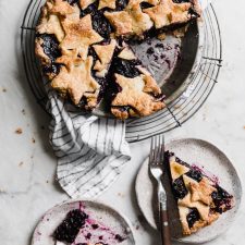 Fourth of July Blueberry Pie
