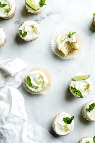 What could be better than boozy Lemon Mojito Cupcakes with a cream cheese frosting, mint, and lime zest? The answer is nothing, friends. Nothing.