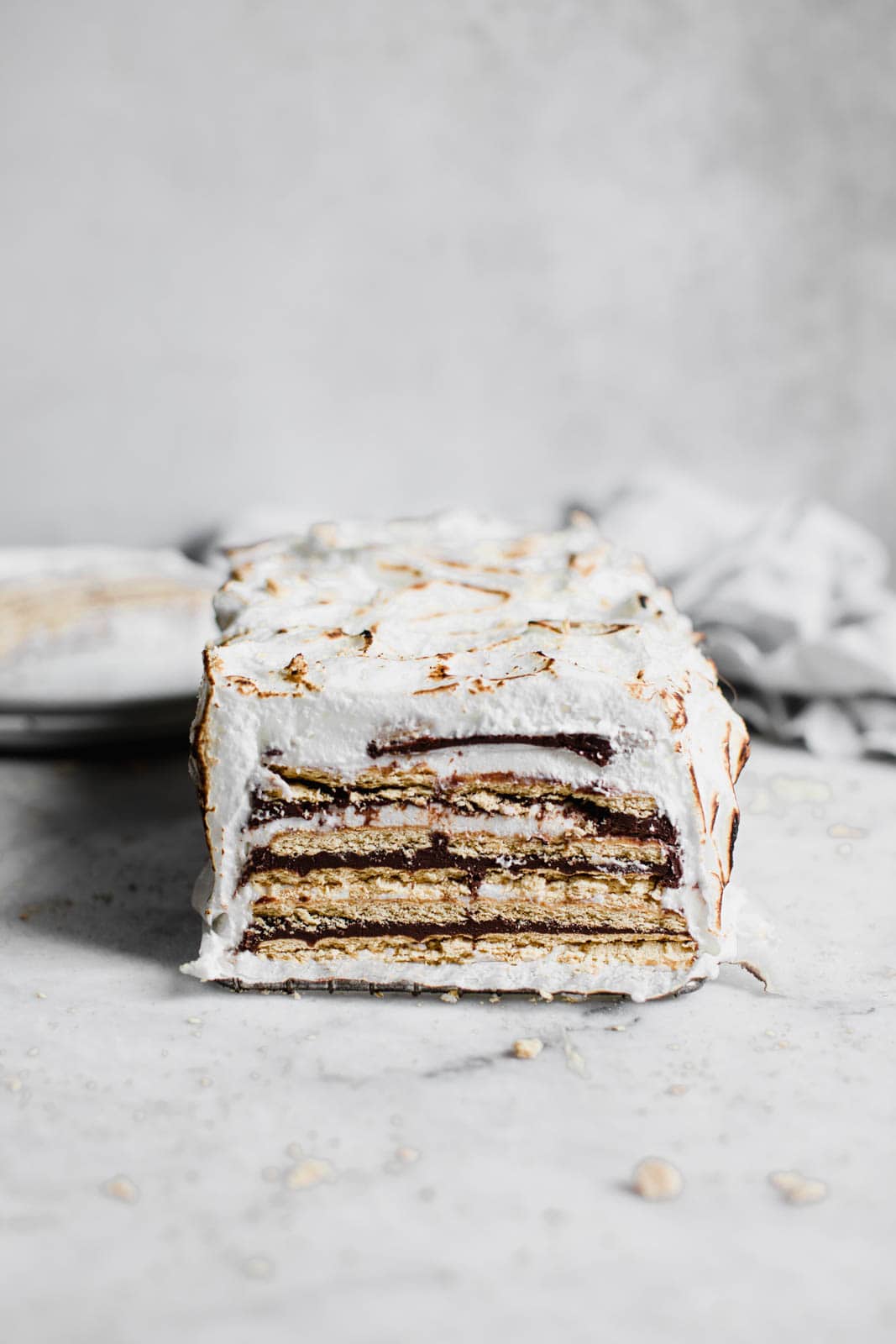 According to my boyfriend, this S'mores Ice Box Cake is "the best thing you've made all year." So yeah, you should probably make it, too.