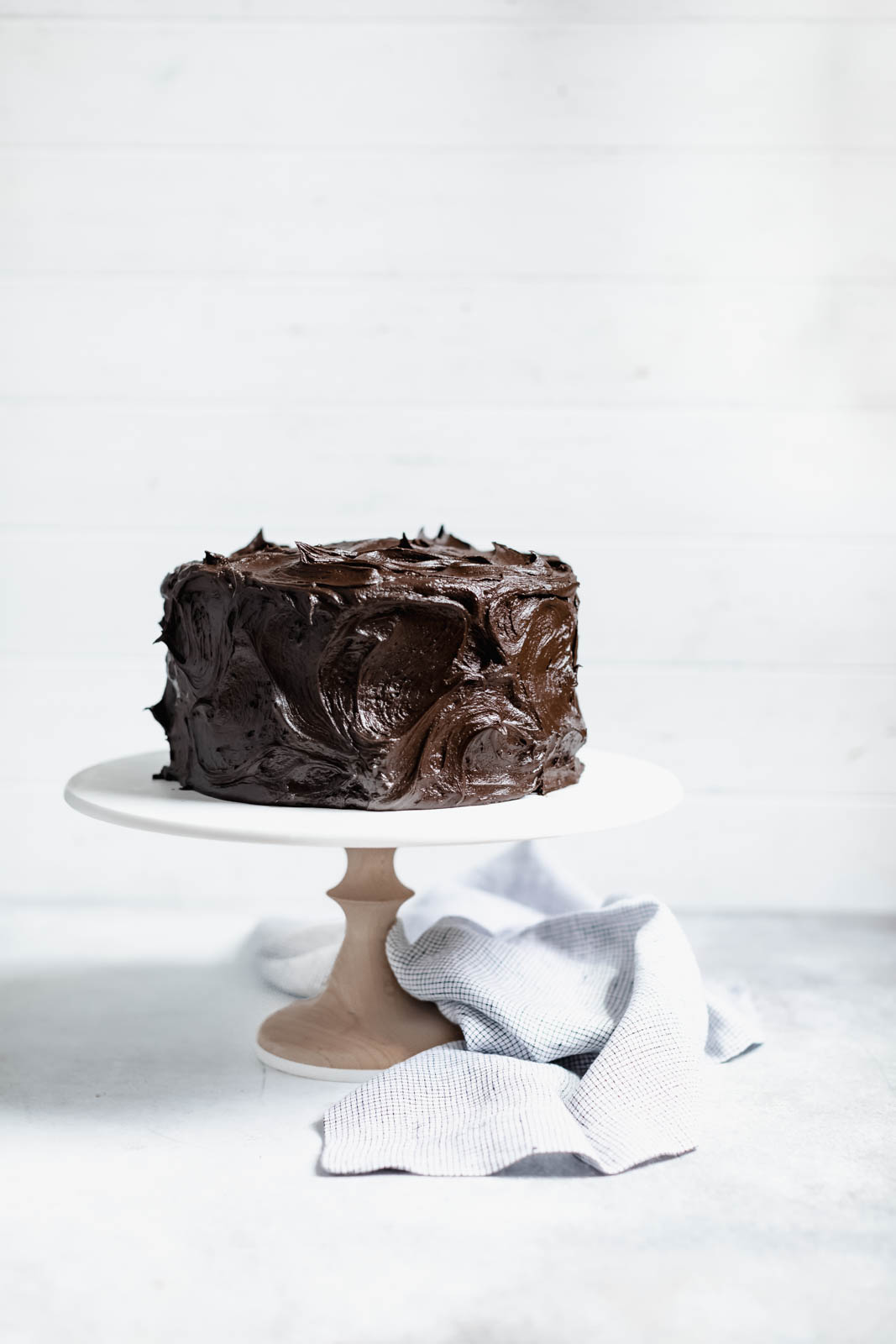 The Blackout Chocolate Cake to end all other chocolate cakes. Aka a moist as heck chocolate cake with a sinful chocolate buttercream frosting.