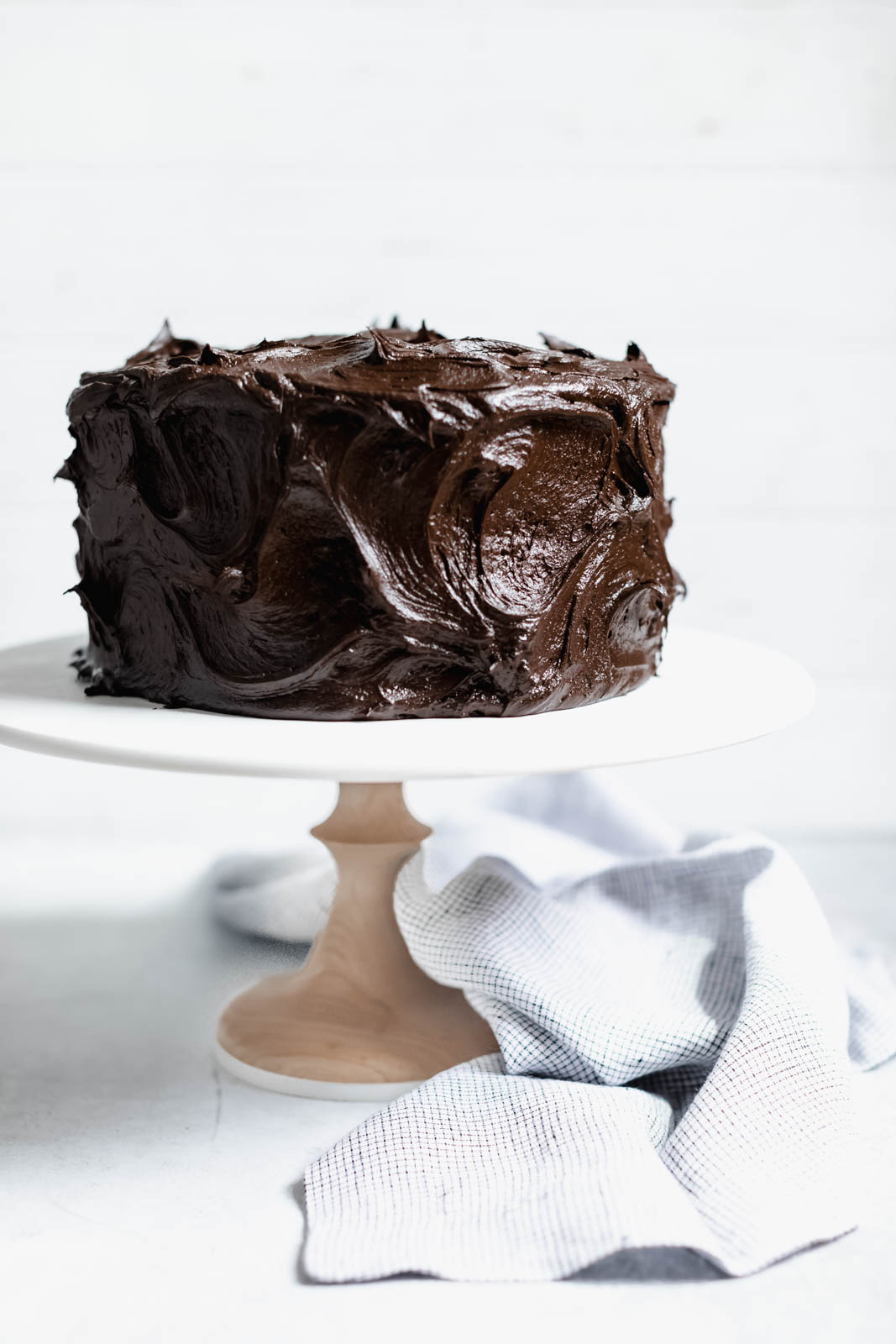 The Chocolate Blackout Cake to end all other chocolate cakes. Aka a moist as heck chocolate cake with a sinful chocolate buttercream frosting.