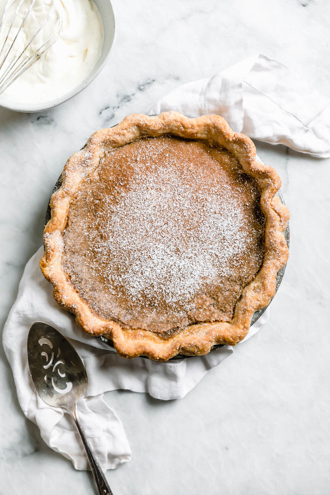 Brown Butter Maple Chess Pie
