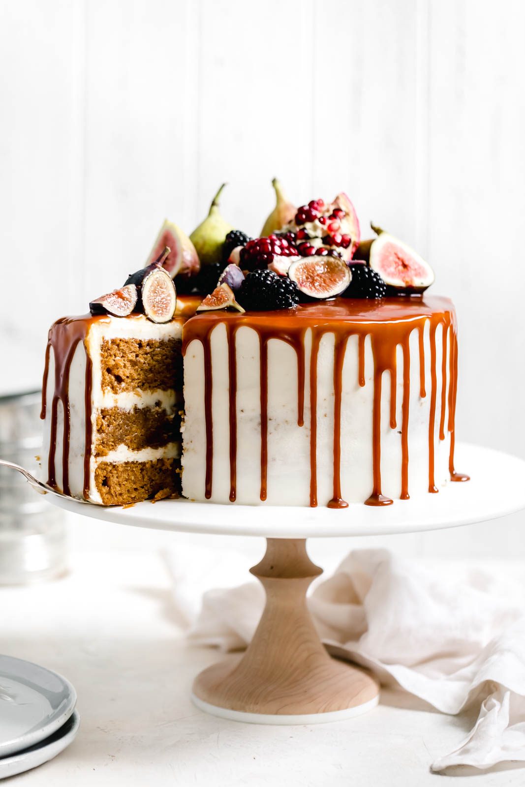 Chocolate Painted Cake | The Cake Blog