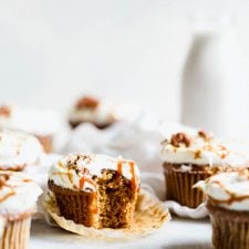 Sweet Potato Cupcakes with Cream Cheese Frosting