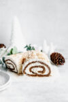 White Chocolate Gingerbread Yule Log - Broma Bakery