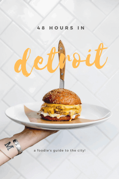 The ultimate 48 hour guide on where to eat, drink, and play in Detroit, MI! Because eating your way across a city is the best way to experience it :)