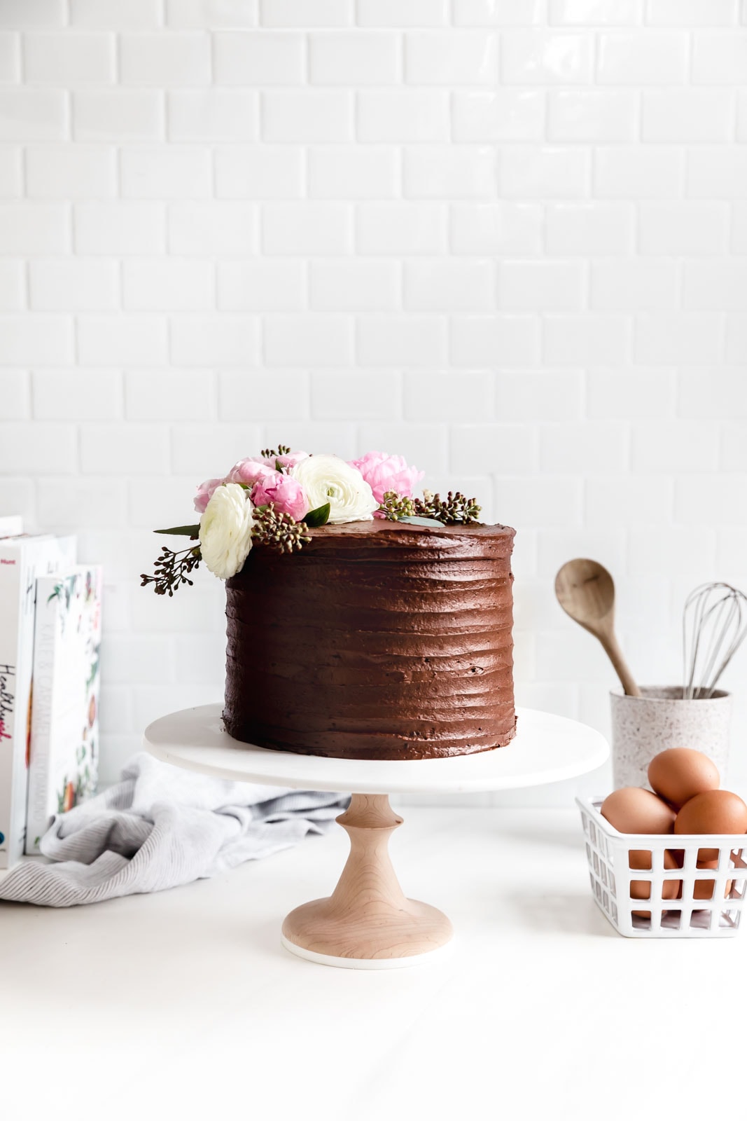 Make any day feel like a birthday with the best ever vanilla cake with chocolate frosting. This cake IS the celebration!