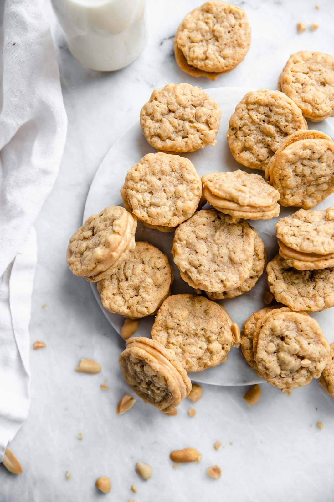 Halfway to Heaven Peanut Butter Cookies: this recipe is nearly all in halves, which makes it super easy to remember. And they're beyond heavenly!