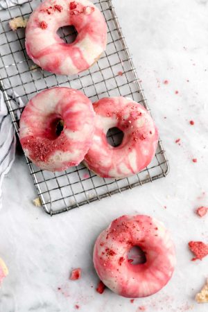 Strawberries and Cream Donuts - Broma Bakery