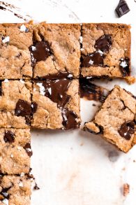 Chocolate Chip Tahini Blondies - Broma Bakery