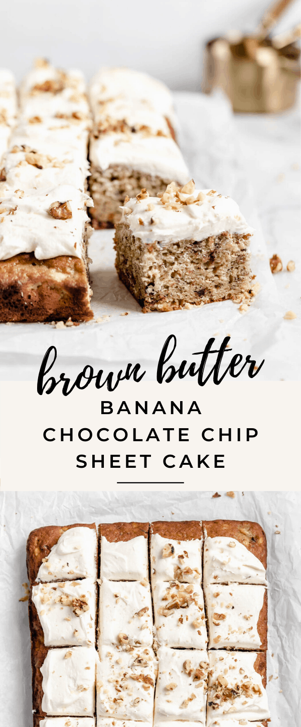 brown butter banana cake recipe