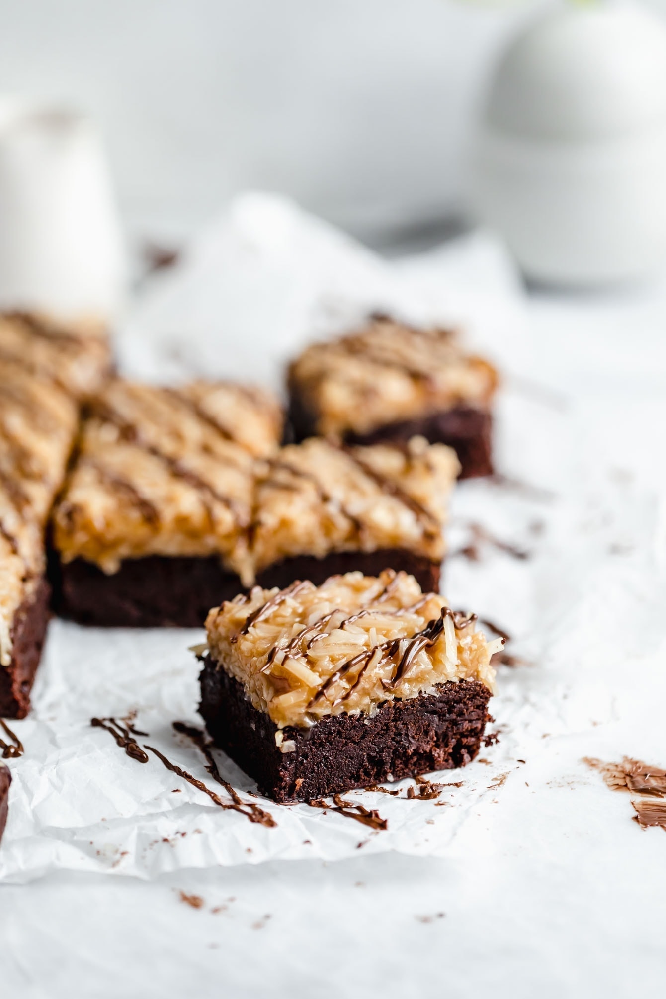 black and white samoas