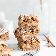 Healthy Apple Crumb Bars