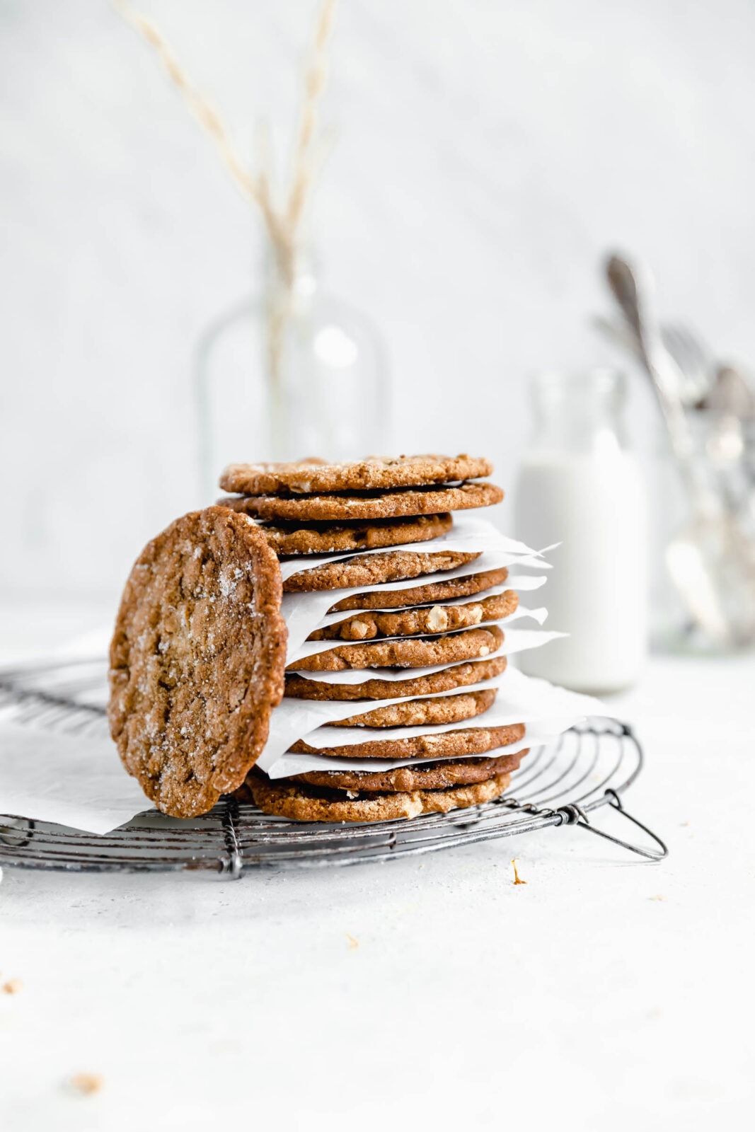 Ginger Oatmeal Molasses Cookies Broma Bakery