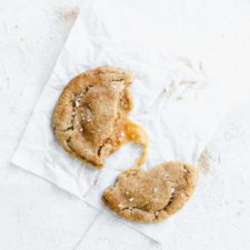 Caramel Stuffed Snickerdoodles