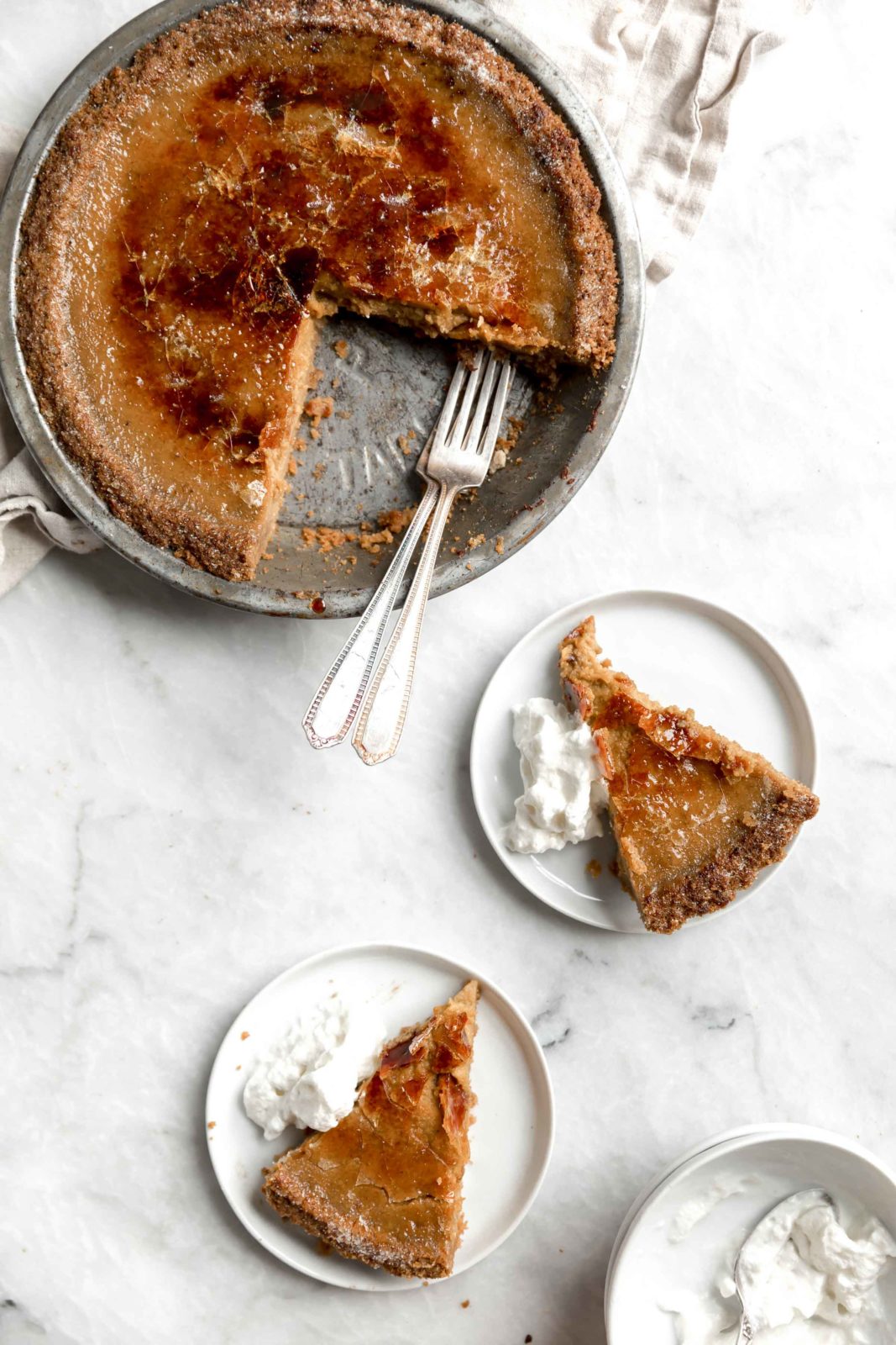 Brûléed Pumpkin Pie - Broma Bakery